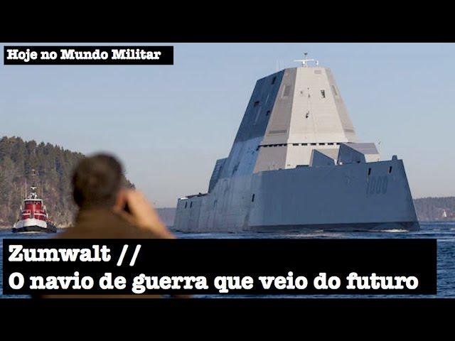 Zumwalt, o navio de guerra que veio do futuro