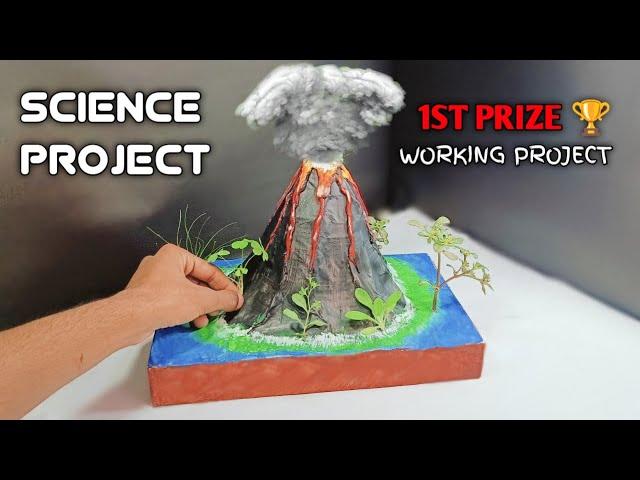 How to make a Volcano working model | easy science project