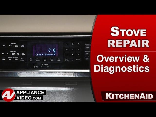 KitchenAid KERS505XBL Stove - Overview and Diagnostic Mode