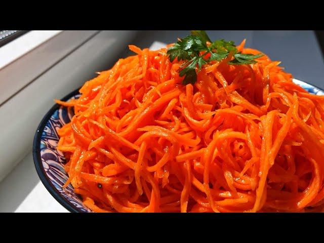 I can eat a whole plate without even blinking! KOREAN STYLE MARINATED CARROT! Simply tasty healthy