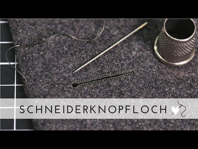 ︎ Handgesticktes Knopfloch ︎