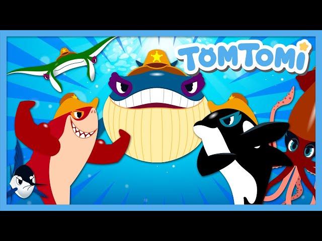 Ocean Rangers | Protect Our Ocean! | Marine Debris | Animal Comics | Kids Song | TOMTOMI