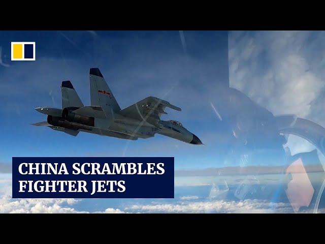 PLA scrambles fighter jets after detecting foreign warplanes over South China Sea