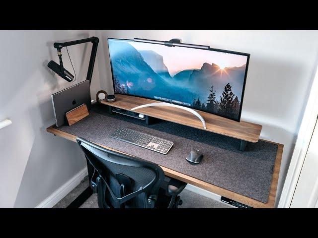 Small & Productive Desk Setup Tour (2022)