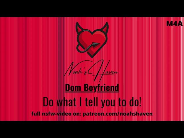 ASMR Dom Boyfriend gives You Orders [Teaser]