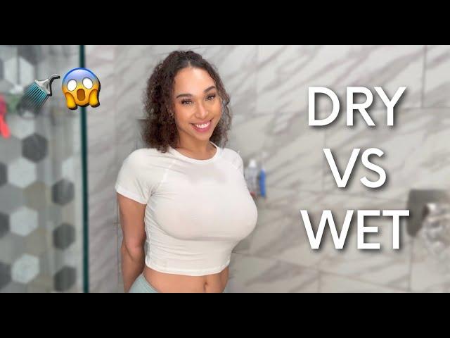 TRANSPARENT Clothes Haul Dry vs Wet | Try On Haul with Babygirlhazel