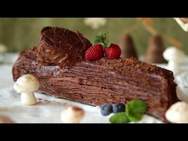 Recette pour faire une bûche de Noël