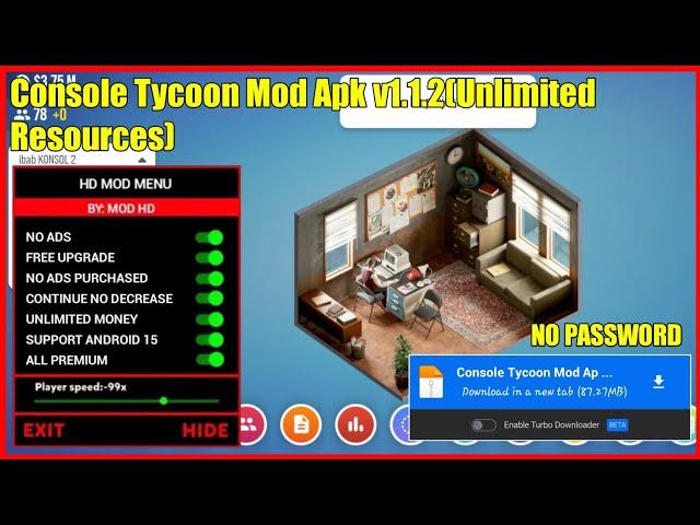 Console Tycoon Mod Apk v1.1.2(Unlimited Resources)