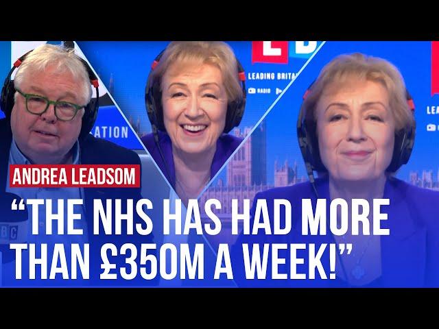 Andrea Leadsom is ‘hugely, hugely delighted’ with Brexit | LBC