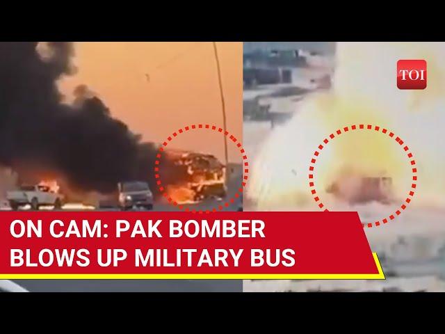 Pak Under Attack: Military Bus Bombed, Over 60 Killed, Injured In Balochistan | Watch