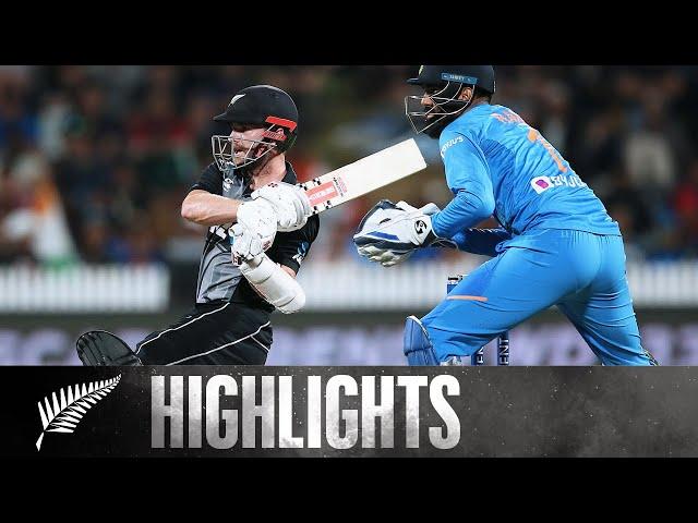 Williamson 95 off 48, Sharma Heroics | FULL HIGHLIGHTS | BLACKCAPS v India - 3rd T20, 2020