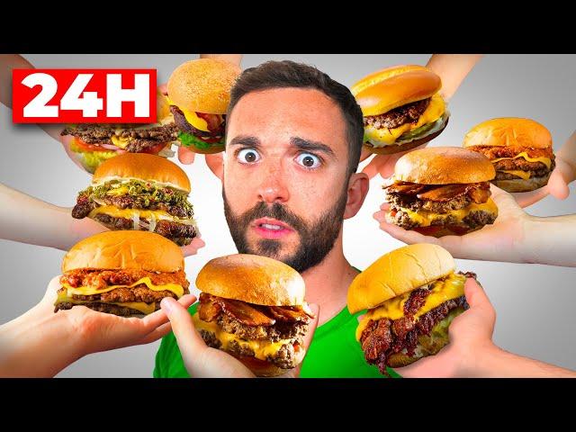 Mangio SOLO SMASH BURGER per 24H! *Pura goduria*