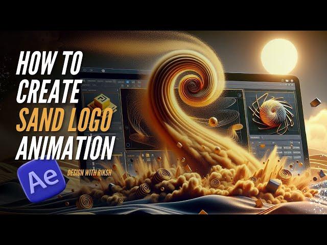 Master Trapcode Particular: VFX Sand Logo Animation Tutorial | After Effects for Beginners