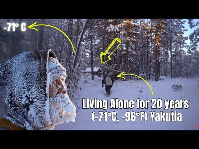 Survival: Living Alone in the Wild Siberian Forest for 20 years (-71°C, -96°F) Yakutia Village