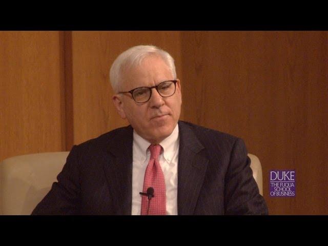 Distinguished Speaker Series: David Rubenstein - Co-Founder and Co-CEO, The Carlyle Group