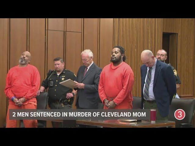 2 men sentenced for killing Cleveland mom in front of her own children