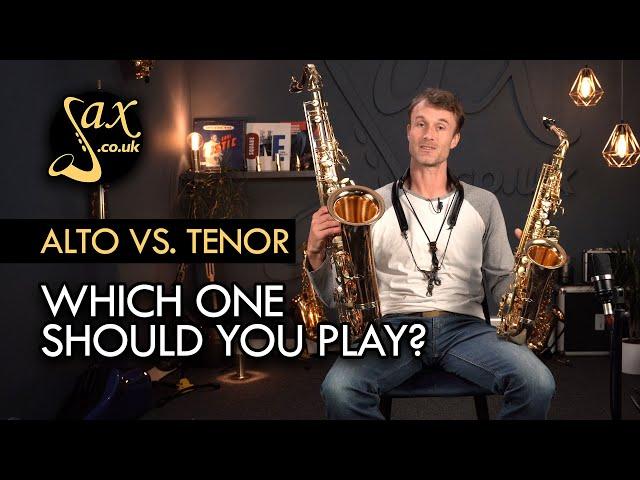 Alto Saxophone Vs. Tenor Saxophone