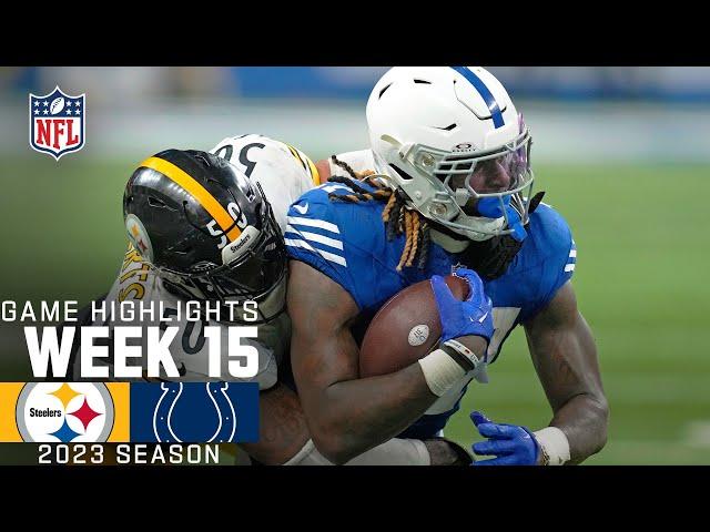 Pittsburgh Steelers vs. Indianapolis Colts | 2023 Week 15 Game Highlights