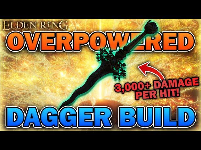 "This Dagger does 3,000+ damage PER HIT!" (OP Build) - Elden Ring