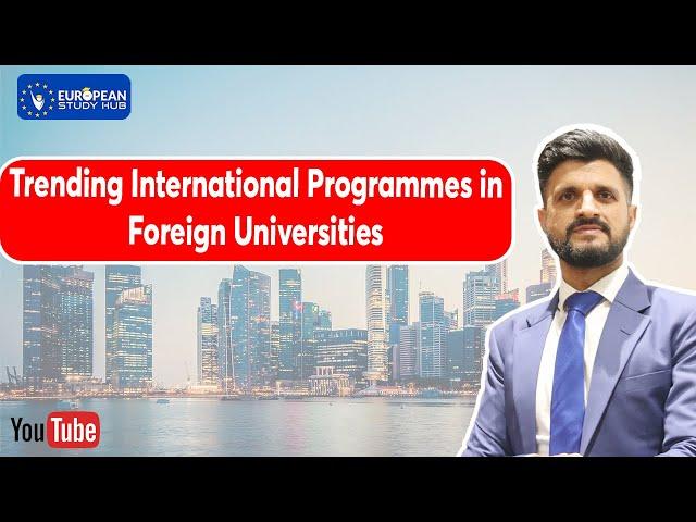 Demanding International programmes that offer excellent career opportunities | European study hub