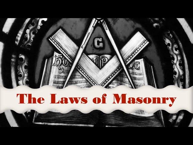 The Laws of Masonry