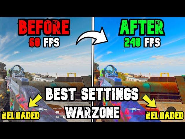 BEST PC Settings for Warzone SEASON 1! Reloaded (Optimize FPS & Visibility)