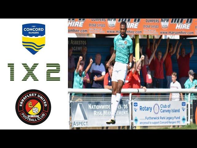 CONCORD RANGERS - EBBSFLEET UNITED (1-2) HIGHLIGHTS ALL GOALS 27-08-2022