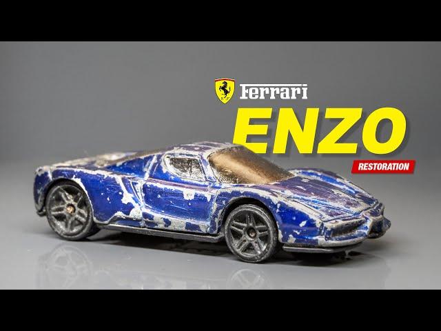 Restoring a Junkyard Ferrari Enzo Hot Wheels to Showroom Condition