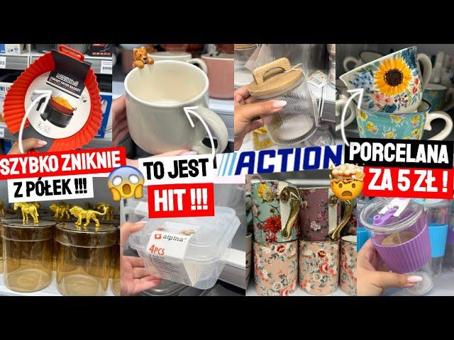 ‼️ ACTION NOWA PORCELANA ZA 5 zł  TANIE ORGANIZERY SZOK  SILIKONOWY HIT ‼️ CO NOWEGO W ACTION ?