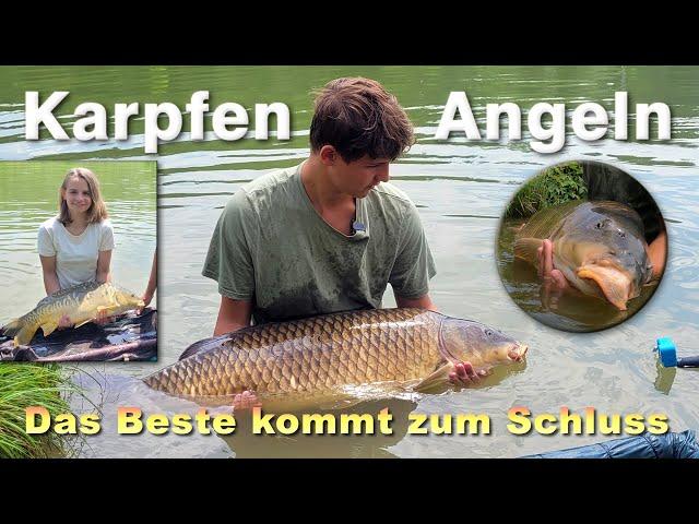 Karpfenangeln - Angeln auf Karpfen im Sommer - 25 kg Karpfen am letzten Tag im Angelurlaub