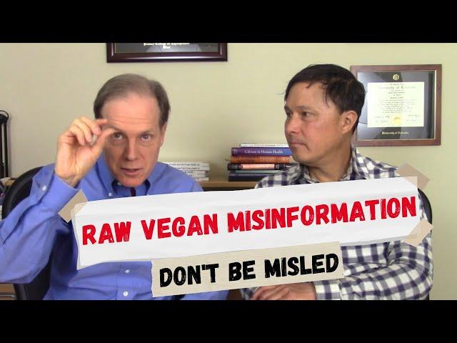Don't Be Misled By Misinformation Spread in the Raw Vegan Community