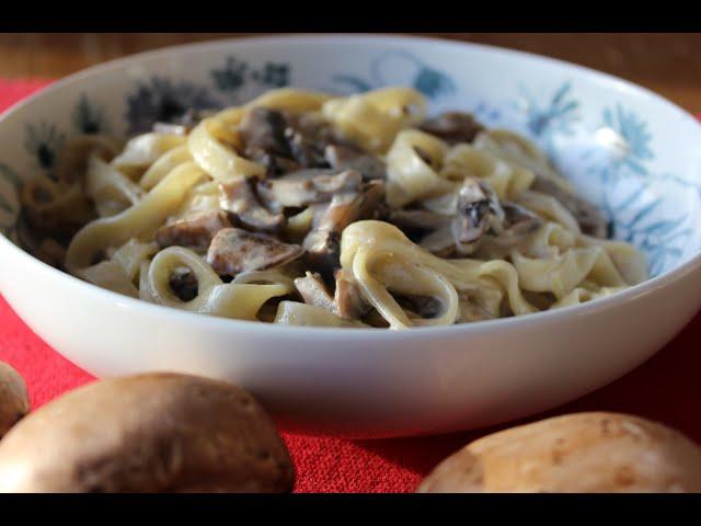 Pasta with mushroom in 15 minutes from Italian! Better than in best Italian restaurant!