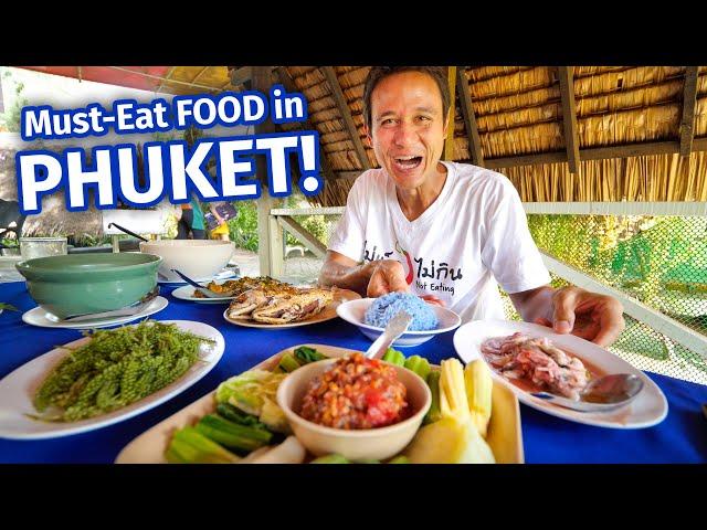 Eating 21 SPICY THAI FOODS in One Day!! | 3 MUST-EAT Restaurants in Phuket, Thailand!