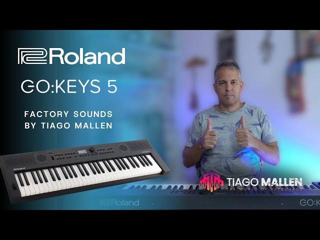 Roland GO:KEYS 5 (Factory Sounds) SERÁ QUE É BOM? Test Sounds by Tiago Mallen #roland