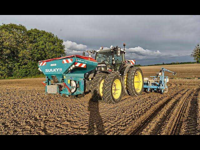 Fendt 720 Black au semis de maïs 2024 !