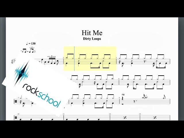 Hit Me Rockschool Grade 8 Drums