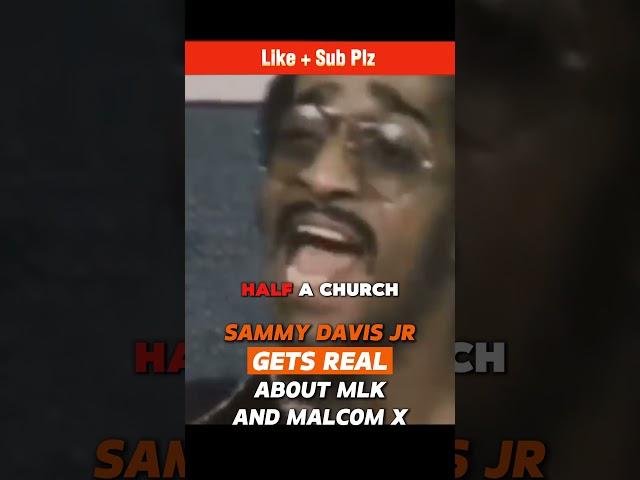 Sammy Davis Jr Gets Brutally Honest on Malcolm X & MLK #CivilRights #BlackHistory #rare