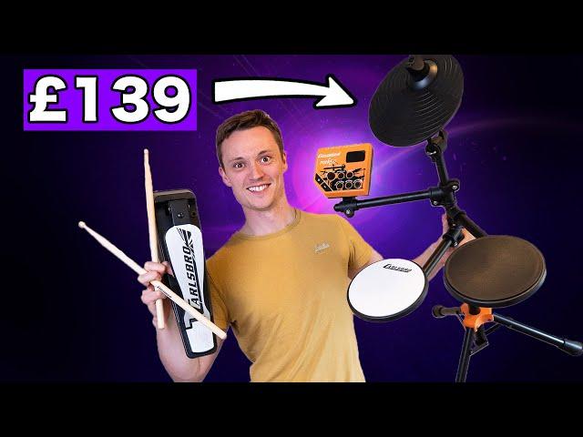 The CHEAPEST electronic drum kit I've ever seen