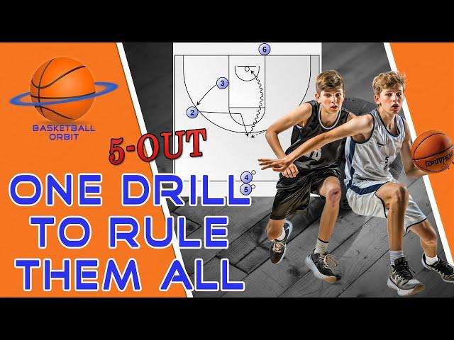 One Simple Drill for Instant Success in the 5-Out Motion Offense