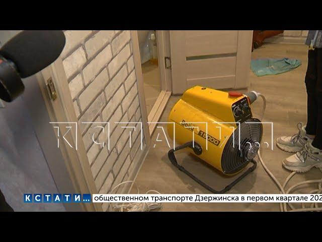 В дома, где взорвались батареи, постепенно возвращается тепло