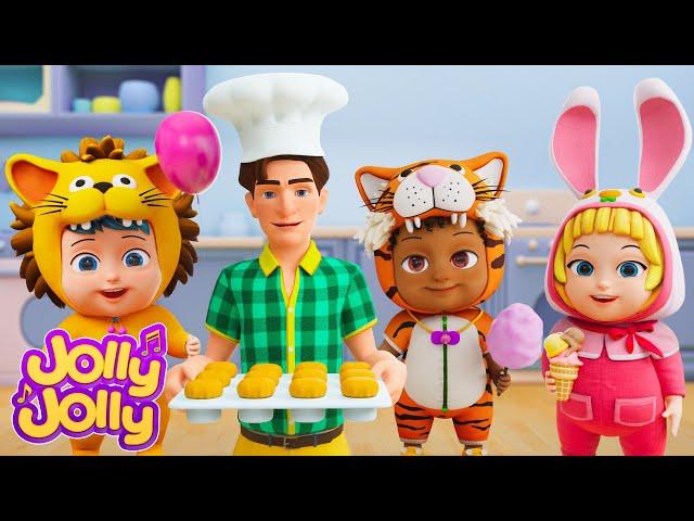 Muffin man, Wheels on the bus + More | Ice cream songs | Jolly Jolly Learn and Play - Nursery Rhymes