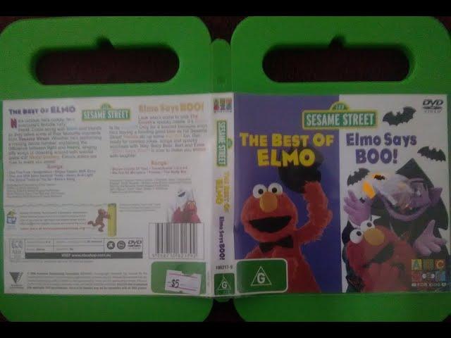 123 Sesame Street Home Video Elmo Says Boo & The best of Elmo Australian DVD