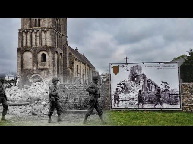 NORMANDY WW2 - Then and now (2)