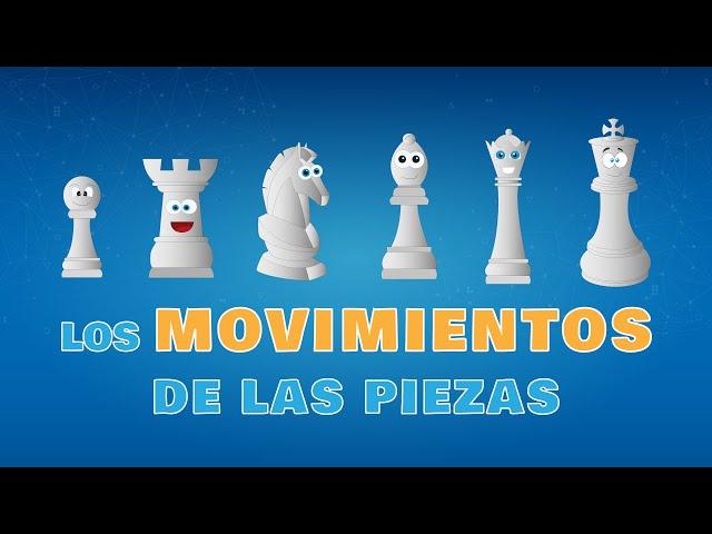 Los movimientos de las piezas de Ajedrez | Aprende con rey | Ajedrez para niños