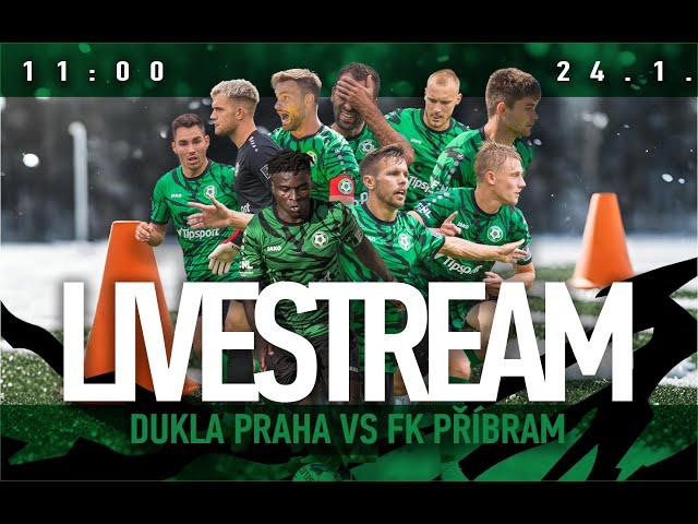 ŽIVĚ | Přípravný zápas: FK DUKLA Praha - FK PŘÍBRAM