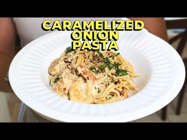 Making Caramelized Onion Pasta | Viral Recipes