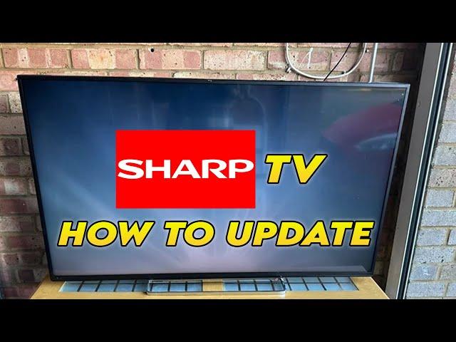 Sharp TV: How to Update