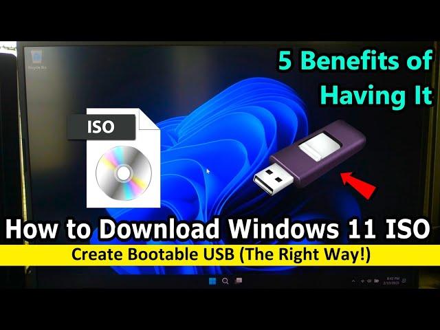 How to Download Windows 11 ISO & Create Bootable USB (The Right Way!) 