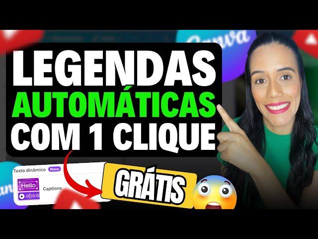 Transforme Seus Vídeos em SEGUNDOS! Legendas Automáticas GRÁTIS! No CANVA.