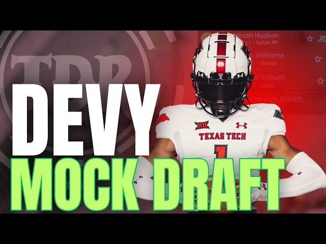 5-Round Devy Mock Draft (Freshman Only!) | Dynasty Fantasy Football 2024